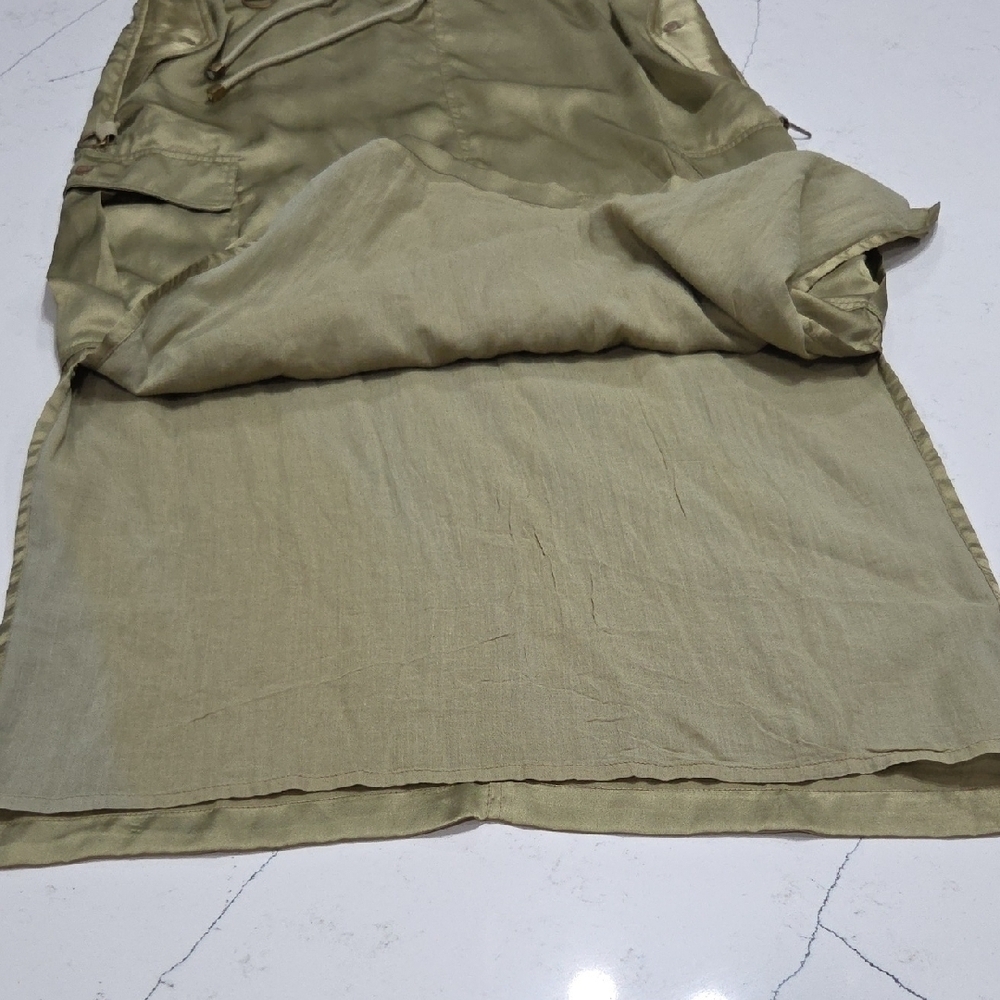 Love The Lavel  Olive Utility Dress Sz Medium New With Tags - Picture 8 of 16